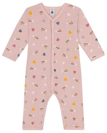 Petit Bateau A0BB3 Langärmliger, Fußloser Schlafanzug Baby Mädchen Saline/Multico 24 Monate im Sale
